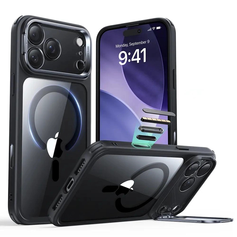 GENÉRICO CARCASA HIBRIDA PARA IPHONE 17 PRO MAX TRANSPARENTE