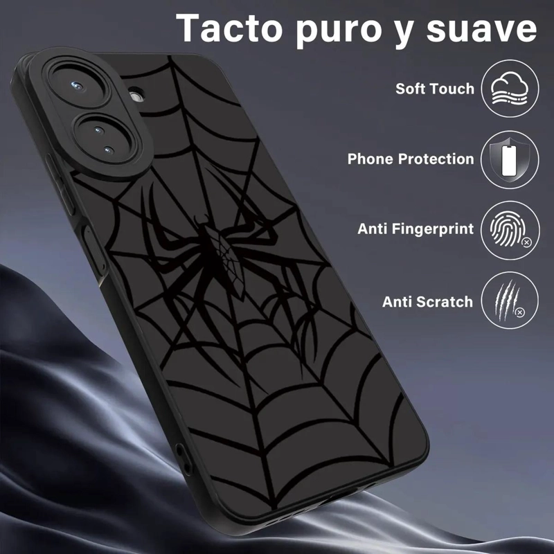 CARCASA NEGRA PARA XIAOMI POCO C65 Y REDMI 13C - 3