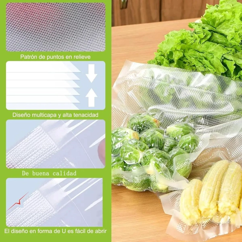 PACK 100 BOLSAS GOFRADA SELLAR AL VACIO 20X30 - 3