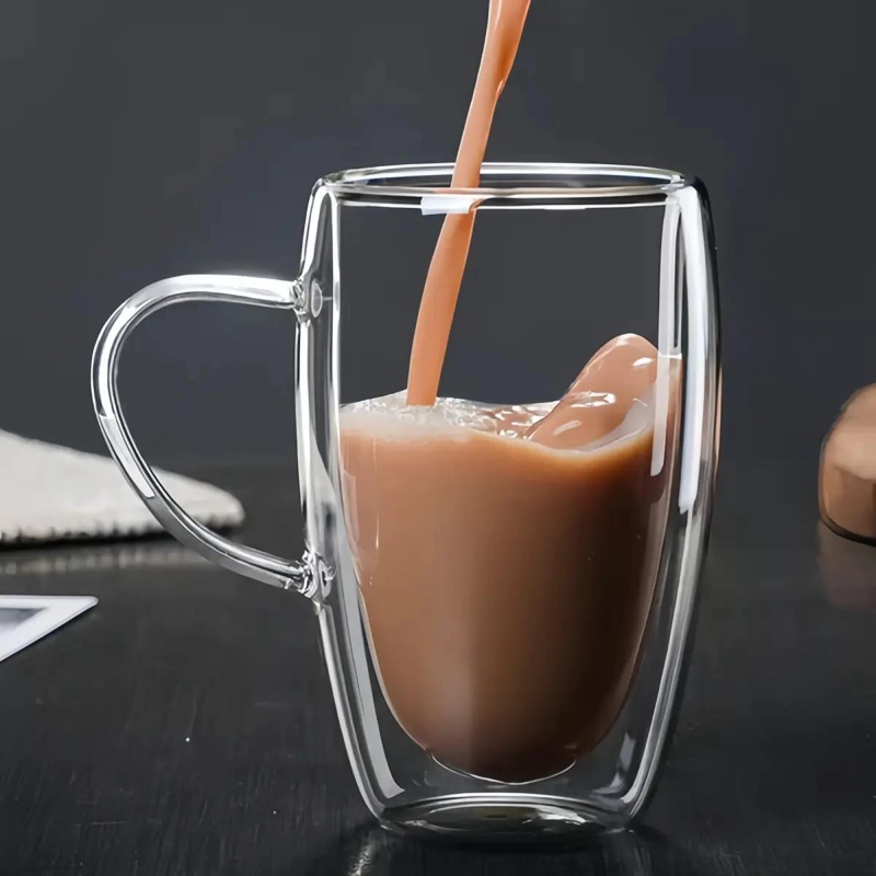 PACK 6 TAZAS DE CAFE  DE VIDRIO TE RMICO 350ML - 4