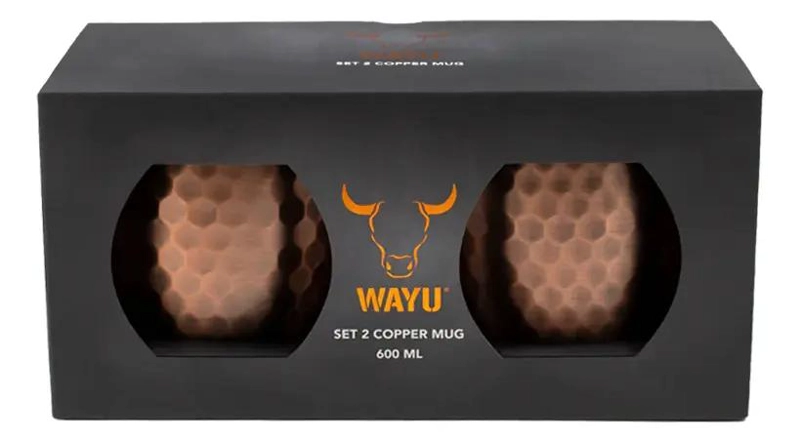 SET 2 TAZAS DE COBRE PARA BEBIDAS - 1
