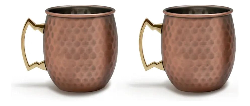 SET 2 TAZAS DE COBRE PARA BEBIDAS - 2