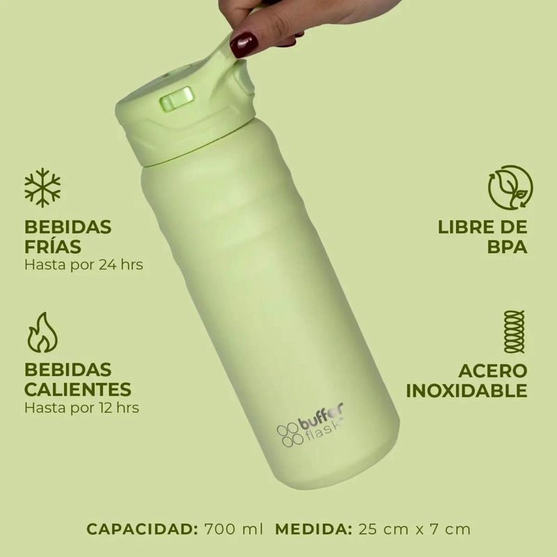 TERMO BOTELLA TE RMICA 700ML ACERO INOXIDABLE - 3