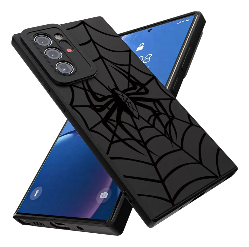 GENÉRICO CARCASA NEGRA CON DIBUJOS PARA SAMSUNG GALAXY NOTE 20