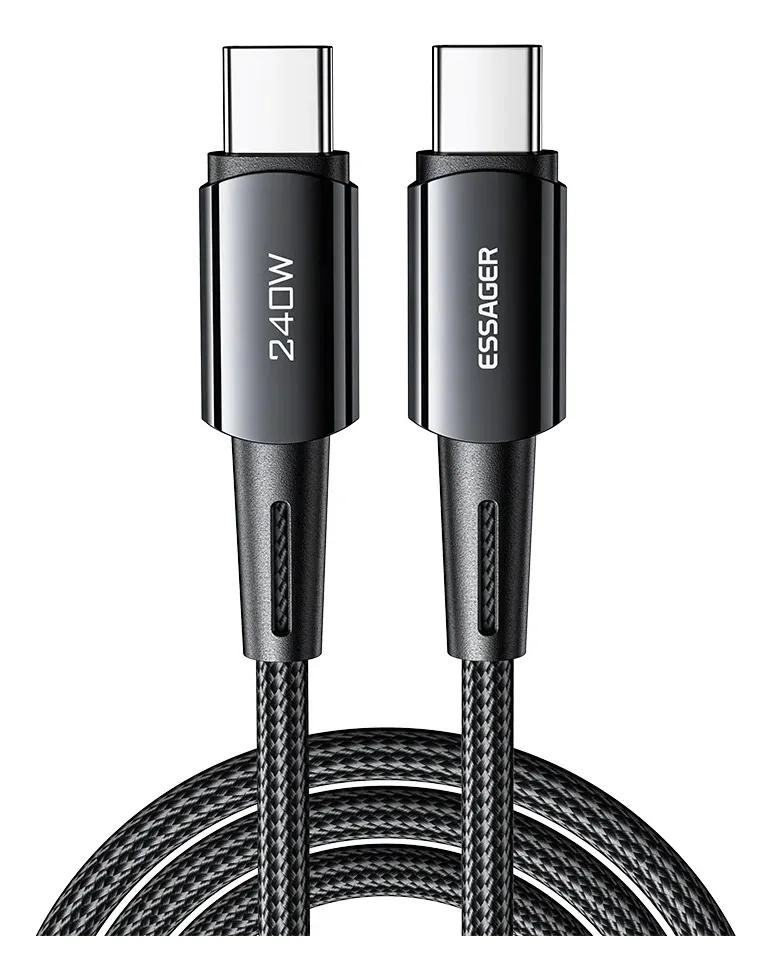 CABLE TIPO C A TIPO C 240W CARGA RAPIDA - 1