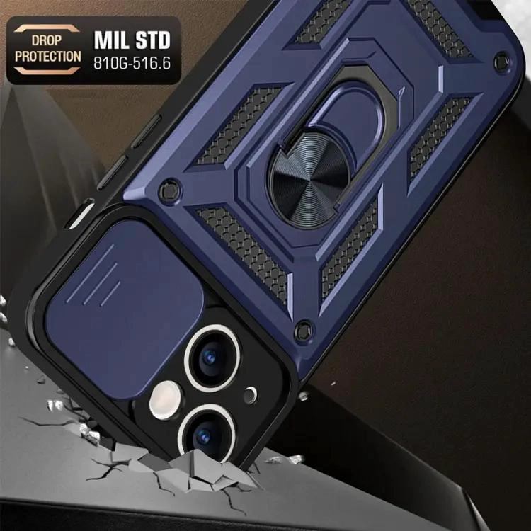 CARCASA ANTIGOLPE PARA IPHONE CON CUBRE CAMARA DESLIZABLE - 2