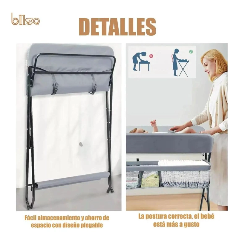 CAMBIADOR DE PAÑALES HORIZONTAL PARA BEBE S - 3