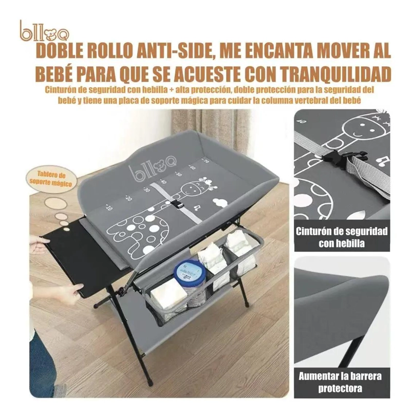 CAMBIADOR DE PAÑALES HORIZONTAL PARA BEBE S - 4