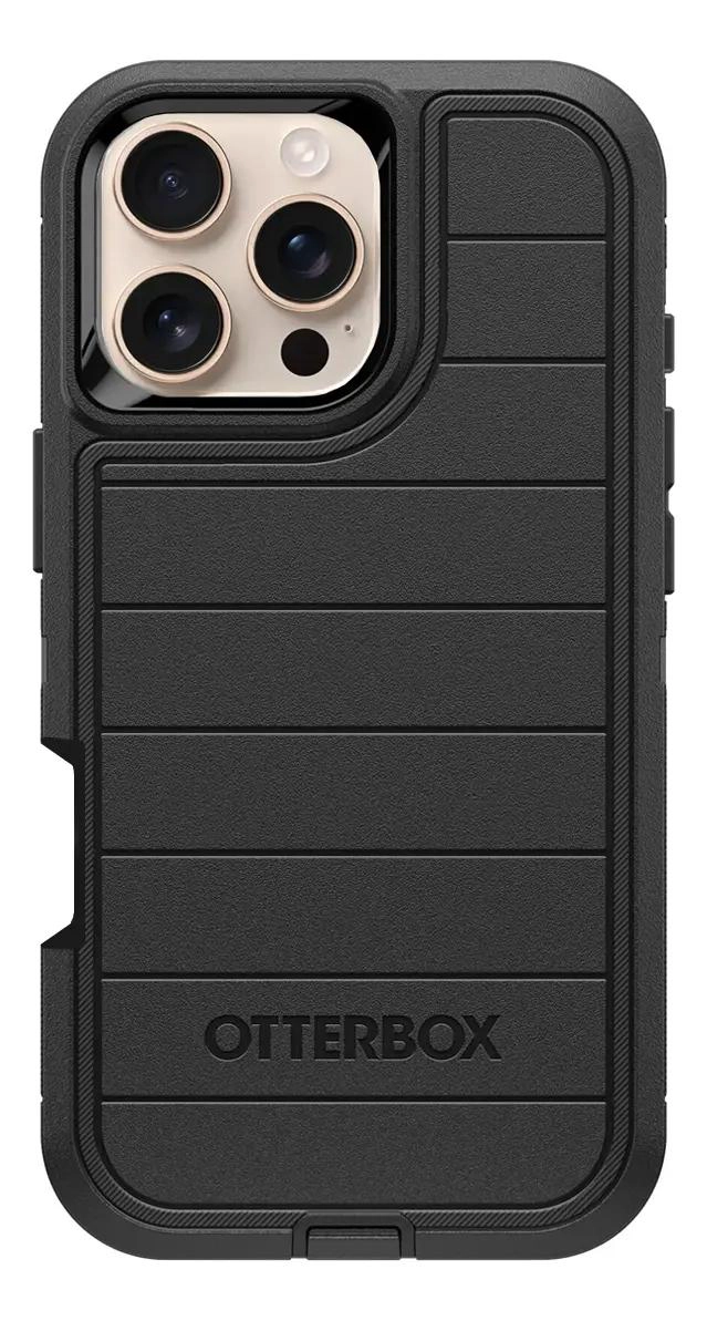GENÉRICO CARCASA RESISTENTE PARA IPHONE 16 PRO MAX COLOR NEGRO