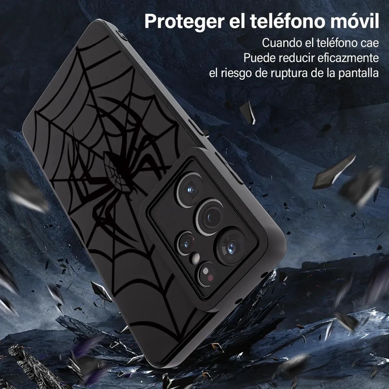 CARCASA NEGRA PARA SAMSUNG GALAXY S21 ULTRA CON DIBUJOS - 4