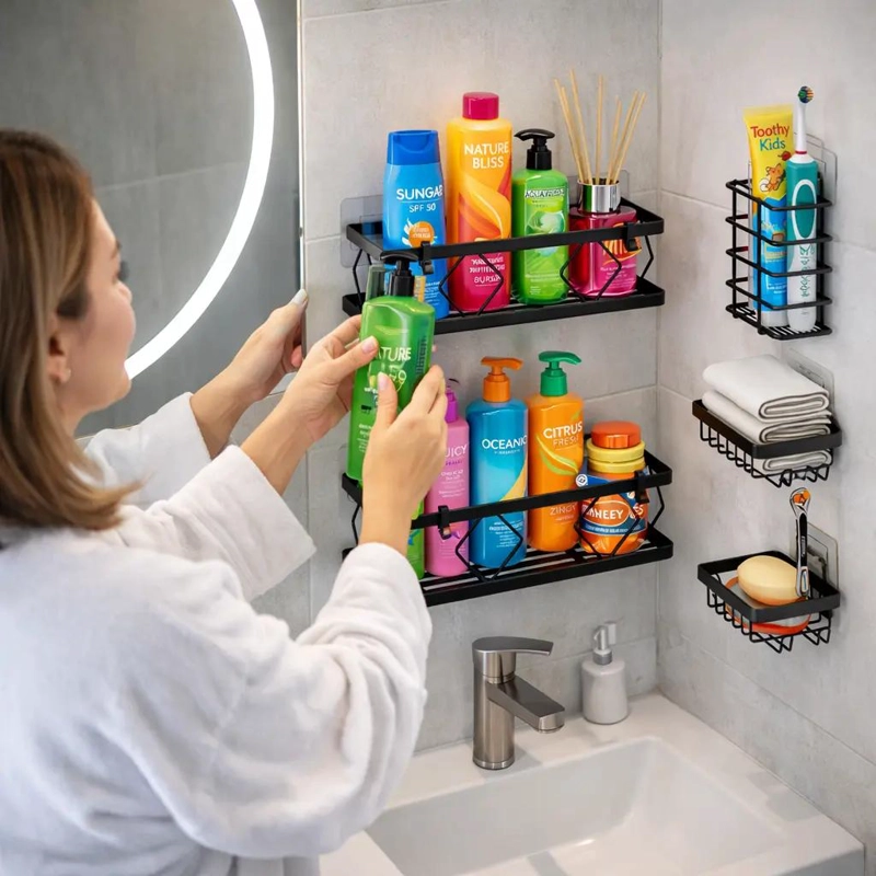 PACK DE 5 ESQUINEROS ORGANIZADORES PARA DUCHA - 2