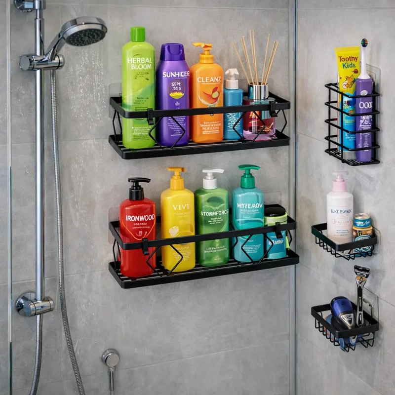 PACK DE 5 ESQUINEROS ORGANIZADORES PARA DUCHA - 3