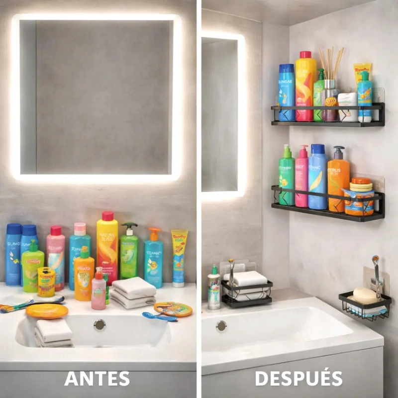 PACK DE 5 ESQUINEROS ORGANIZADORES PARA DUCHA - 4