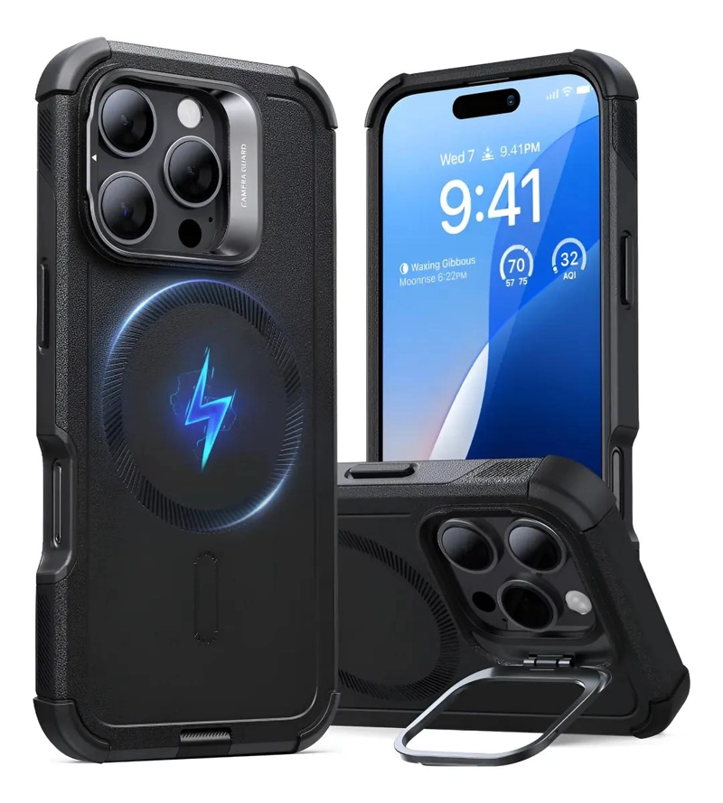 GENÉRICO CARCASA CYBER ARMOR PARA IPHONE 16 PRO Y PRO MAX