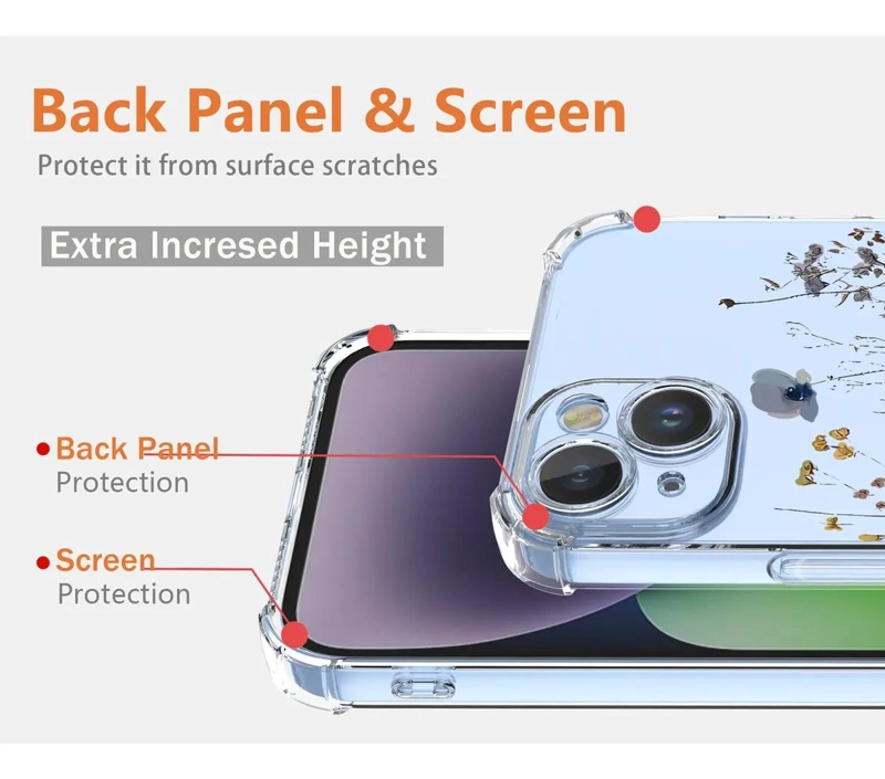 FUNDA TRANSPARENTE PARA HUAWEI NOVA Y73 CON DIBUJOS - 2