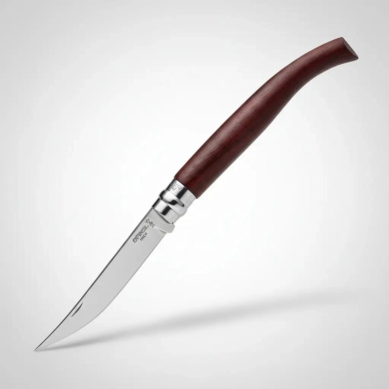 CUCHILLO OPINEL N°15 MANGO ROJO COLOR CREMA - 3