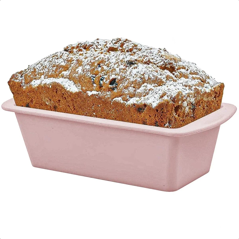 MOLDE DE SILICONA RECTANGULAR PARA PAN Y QUEQUE - 1