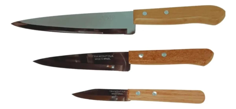 PACK 2 CUCHILLOS COCINERO Y CUCHILLO PELADOR - 1