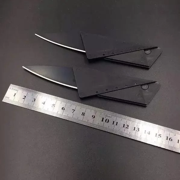 TARJETA CUCHILLO PLEGABLE COMPACTO ACERO INOXIDABLE - 5