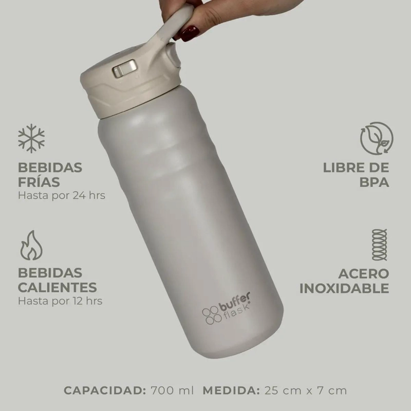 TERMO BOTELLA TE RMICA ACERO 700ML - 3