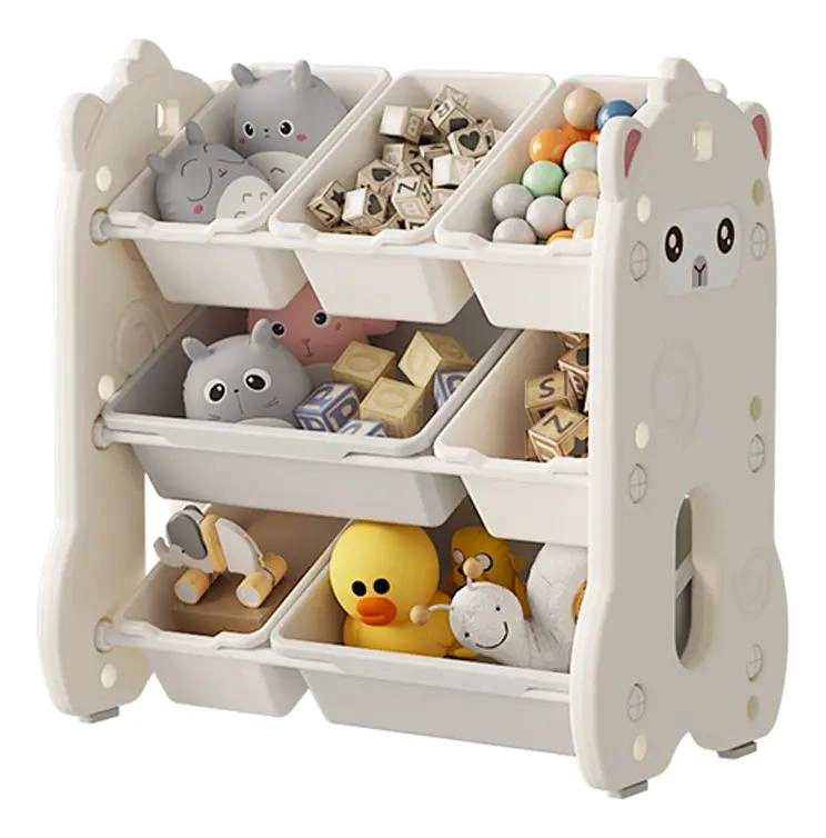 ORGANIZADOR DE JUGUETES 3 NIVELES COLOR BLANCO - 1