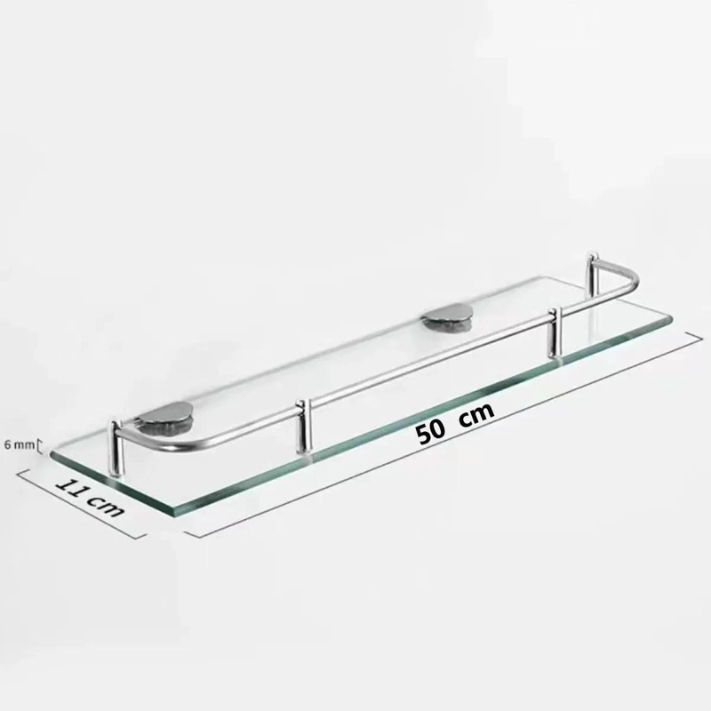 ORGANIZADOR DE DUCHA VIDRIO RECTANGULAR 2 PISOS - 2