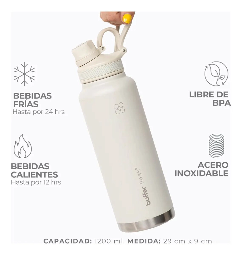 TERMO BOTELLA TE RMICA ACERO INOXIDABLE 1,2 LITROS - 3