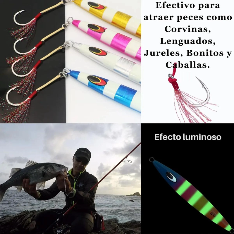 KIT DE PESCA CAÑA 2.4M FIBRA DE CARBON - 4