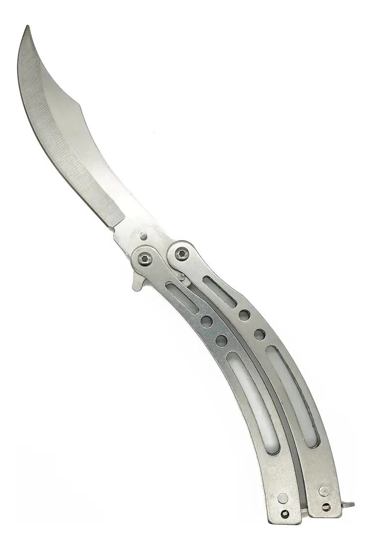 CUCHILLO NAVAJA MARIPOSA ACERO INOXIDABLE - 2