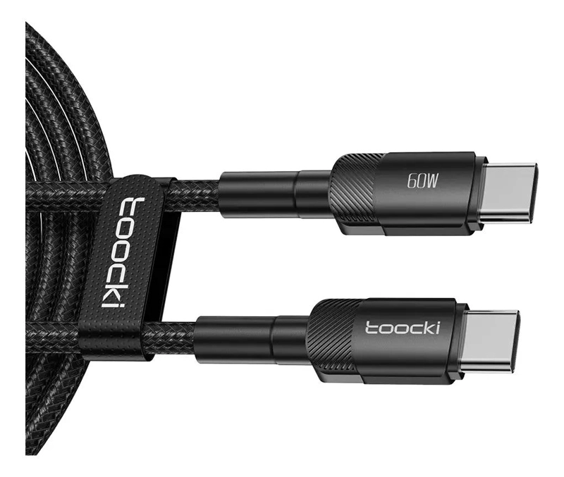CABLE USB TIPO C 3 METROS CARGA RAPIDA 60W - 2