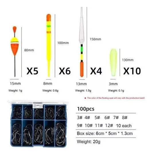 KIT COMPLETO DE PESCA CON ACCESORIOS Y SEÑUELOS - 5