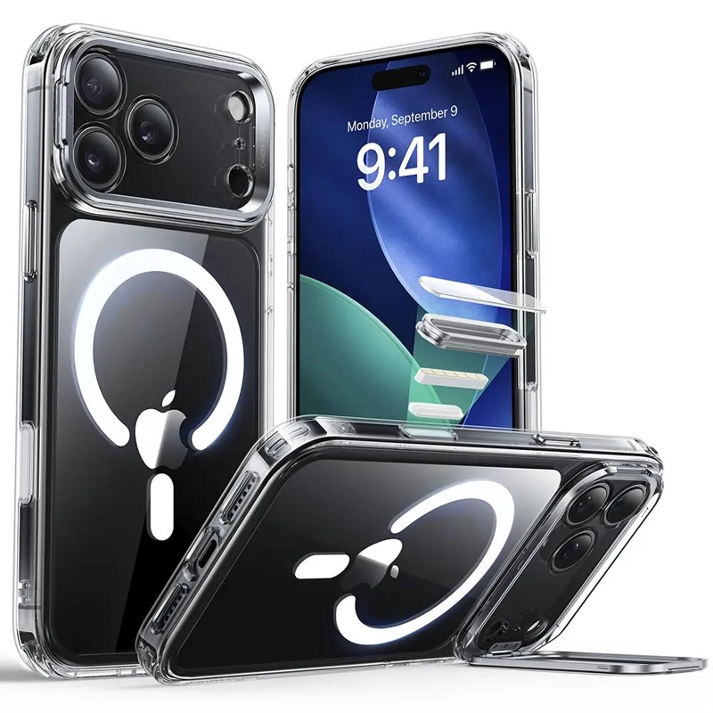 GENÉRICO CARCASA HIBRIDA TRANSPARENTE PARA IPHONE 17 PRO
