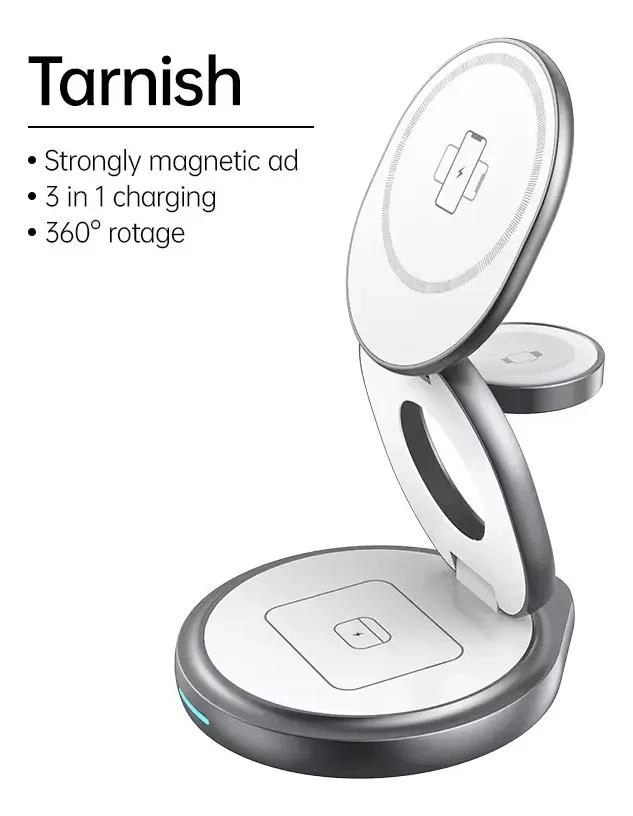 CARGADOR INALAMBRICO 15W PARA IPHONE Y AIRPODS - 2