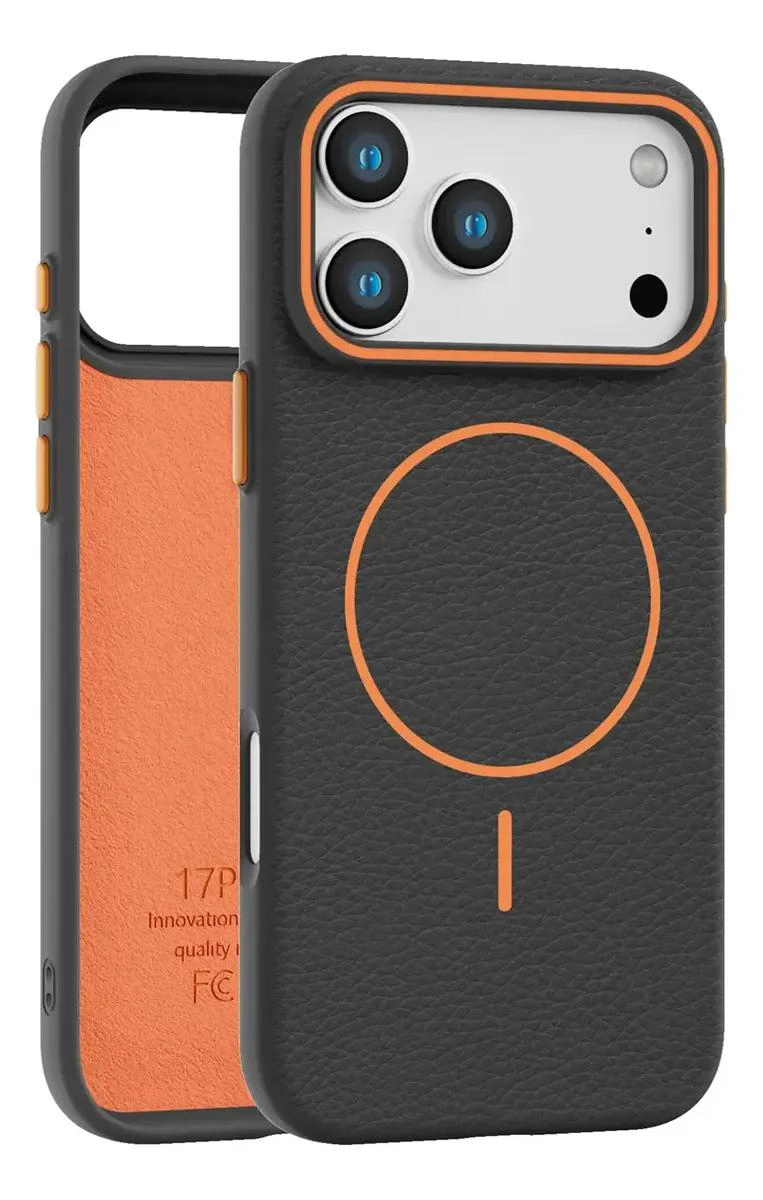 GENÉRICO CARCASA TEXTURIZADA DE CUERO PARA IPHONE 17 Y 17 PRO MAX