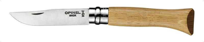 CUCHILLO OPINEL N°6 MANGO ROBLE COLOR CREMA - 1