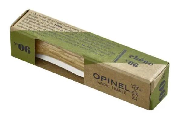 CUCHILLO OPINEL N°6 MANGO ROBLE COLOR CREMA - 2