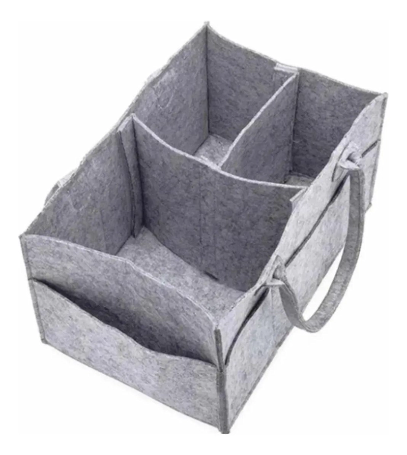 ORGANIZADOR DE PAÑALES PARA BEBE  CANASTO MULTIUSOS - 4