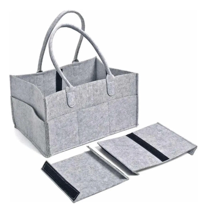 ORGANIZADOR DE PAÑALES PARA BEBE  CANASTO MULTIUSOS - 5