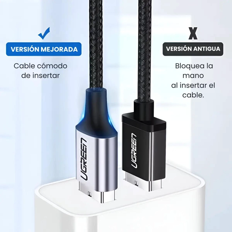 CABLE USB TIPO C CARGA RAPIDA 3A 3 METROS - 4