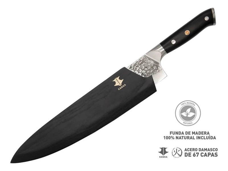 CUCHILLO CHEF XL 25CM ACERO DAMASCO 67 CAPAS - 4