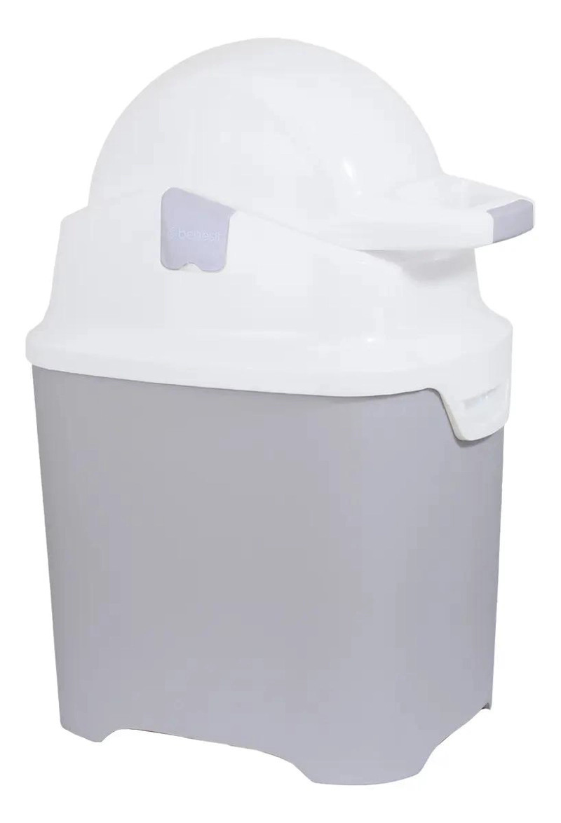 CONTENEDOR DE PAÑALES GRIS PARA BEBE S - 2