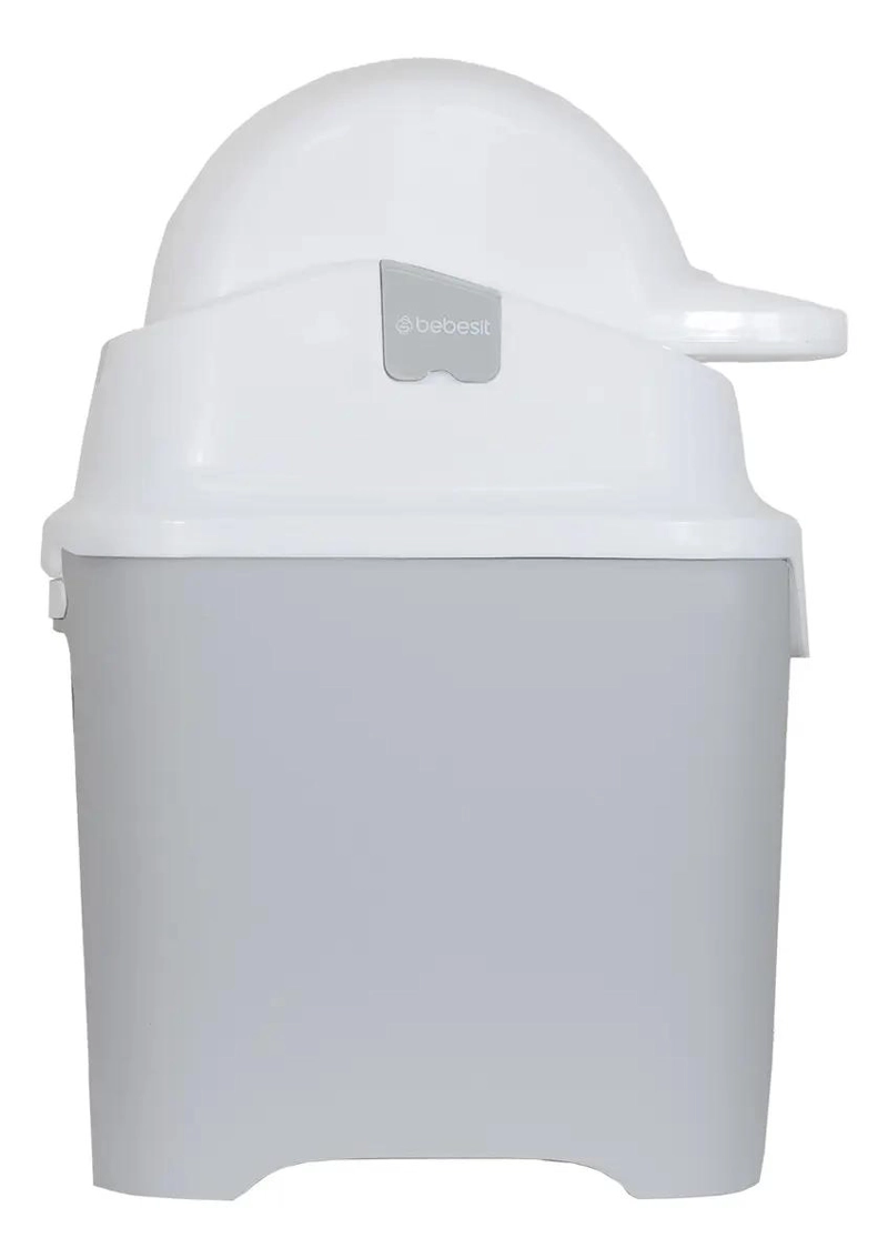 CONTENEDOR DE PAÑALES GRIS PARA BEBE S - 3