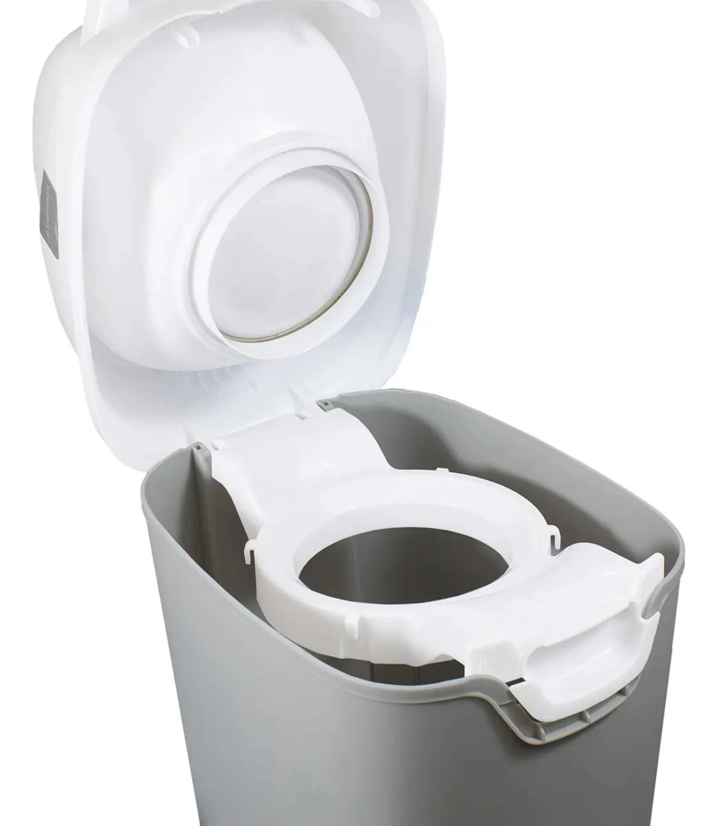 CONTENEDOR DE PAÑALES GRIS PARA BEBE S - 4
