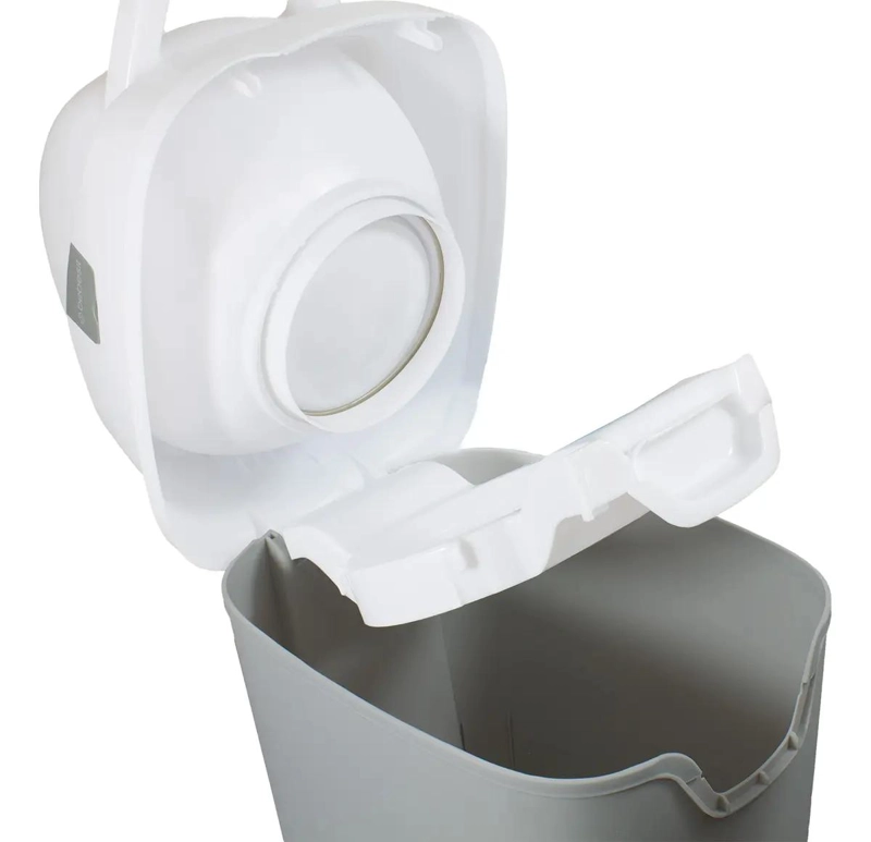 CONTENEDOR DE PAÑALES GRIS PARA BEBE S - 5