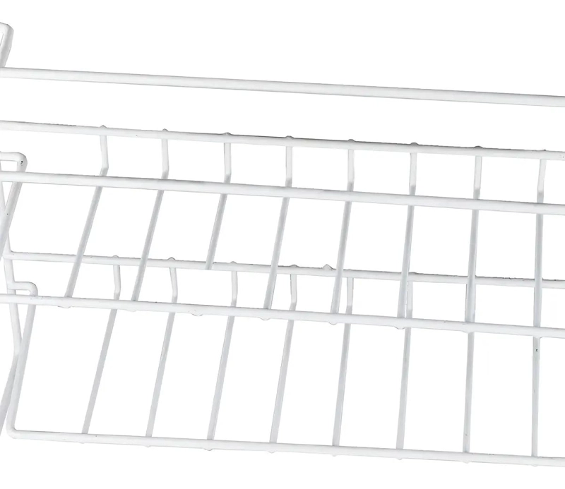 ORGANIZADOR COLGANTE DUCHA ACERO BLANCO 2 ESTANTES - 3