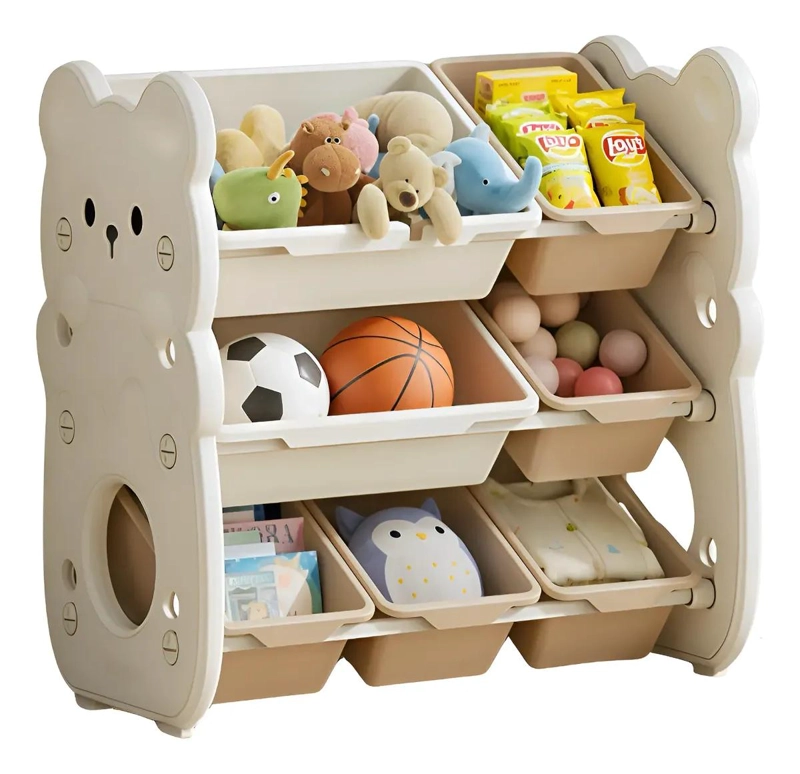 ESTANTE ORGANIZADOR INFANTIL PARA JUGUETES 67X38X66CM - 2