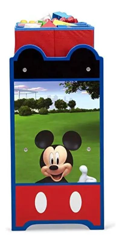 ORGANIZADOR DE JUGUETES MICKEY MOUSE 6 CONTENEDORES - 3