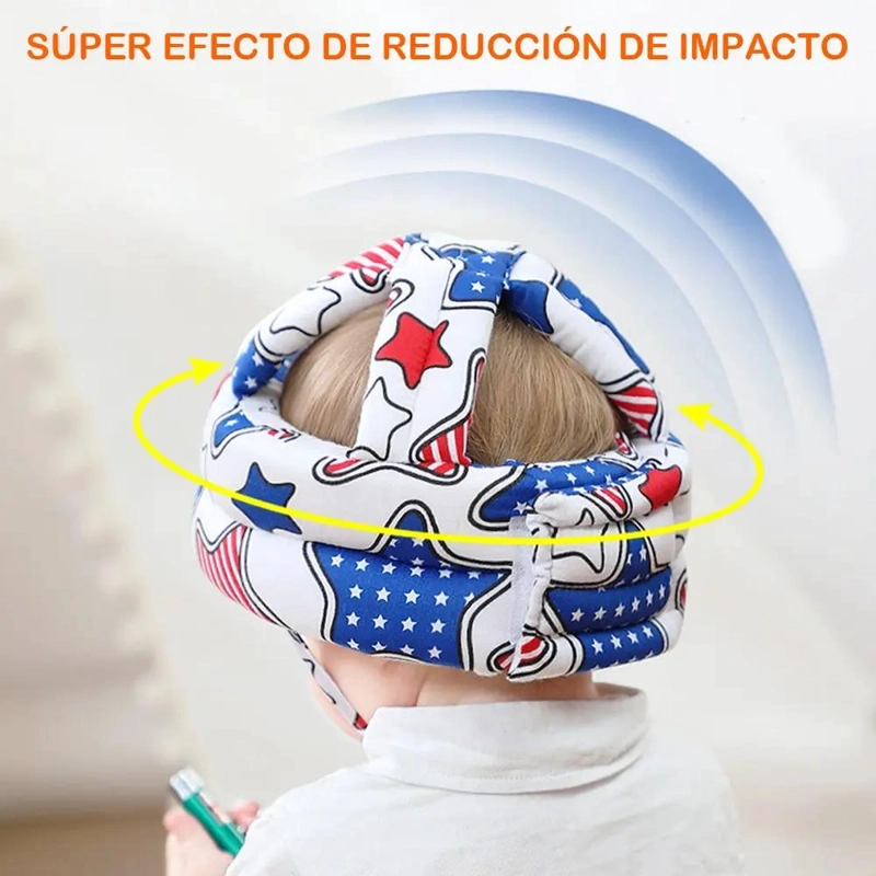 CASCO PROTECTOR ACOLCHADO PARA BEBE S - 3