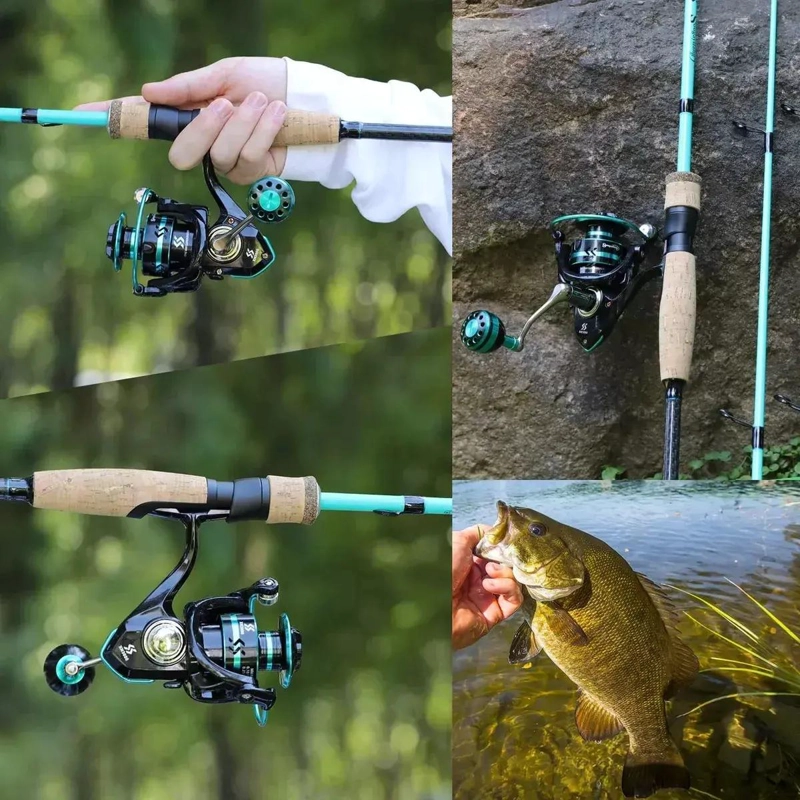 CARRETE DE PESCA GIRATORIO PROFESIONAL 5:2:1 - 2