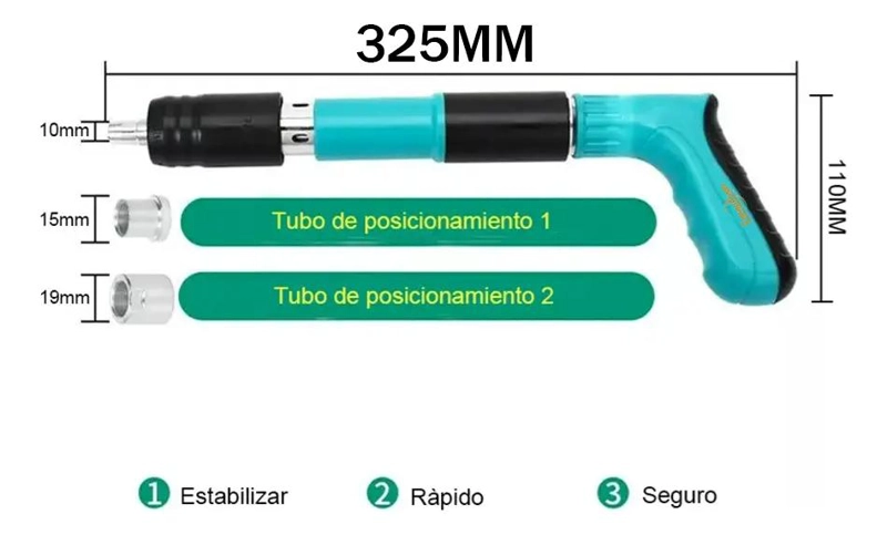 PISTOLA DE FIJACION DE PARED PORTATIL - 7